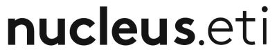 Nucleus.eti — logotipo versão escura
