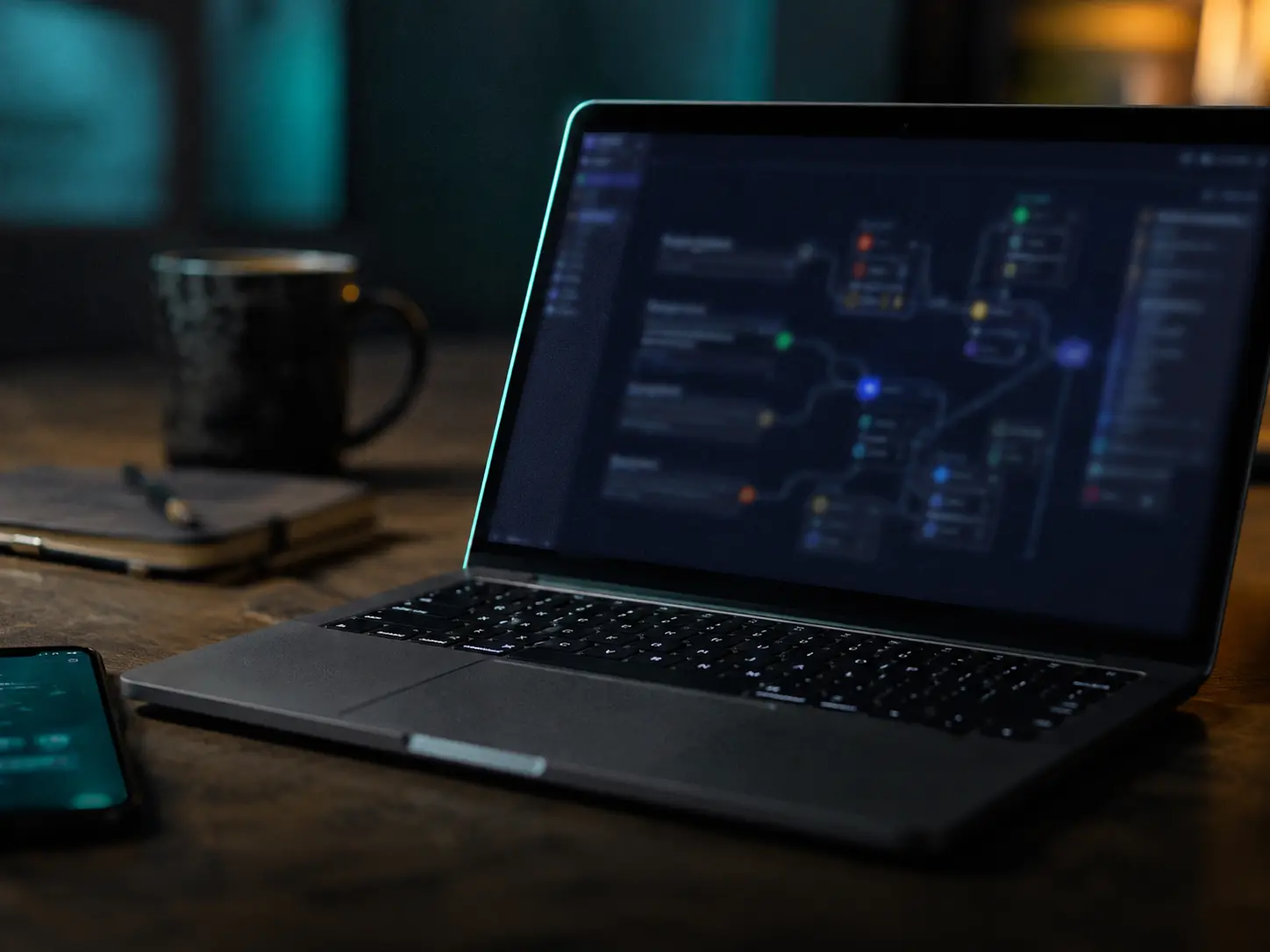 Interface de produto tecnológico desenvolvido pela Nucleus